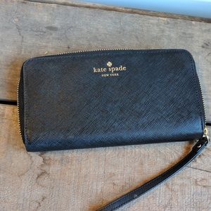 Kate Spade Black phone holder Wallet